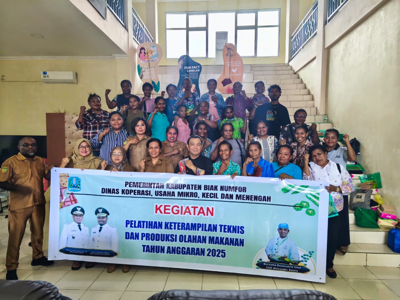 PELATIHAN KETERAMPILAN TEKNIS DAN PRODUKSI OLAHAN MAKANAN