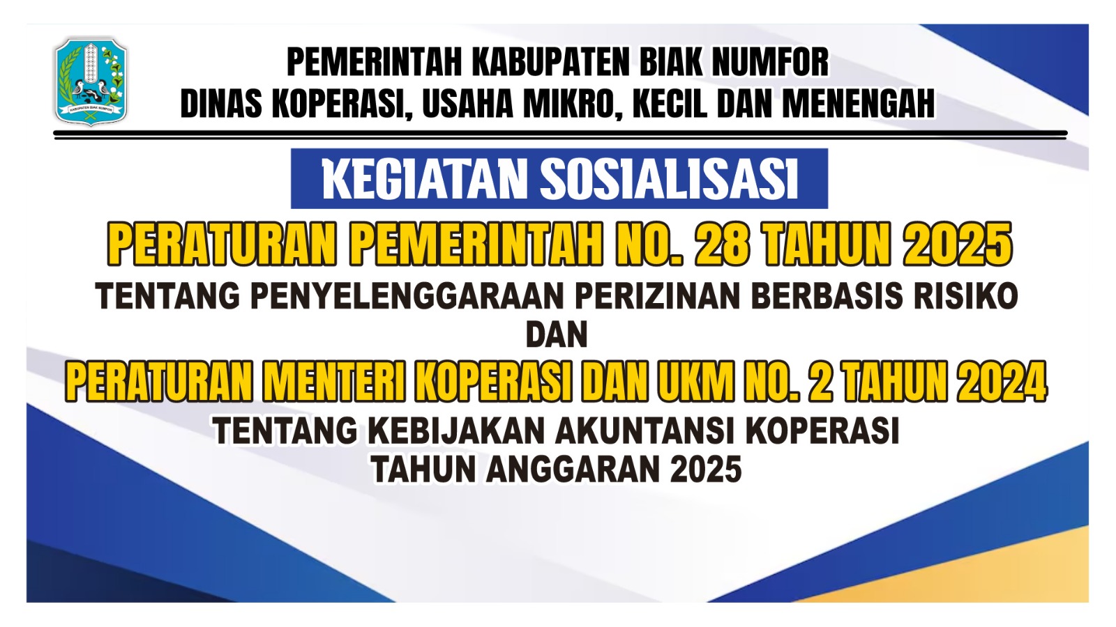 Sosialisasi PP 28 Tahun 2025