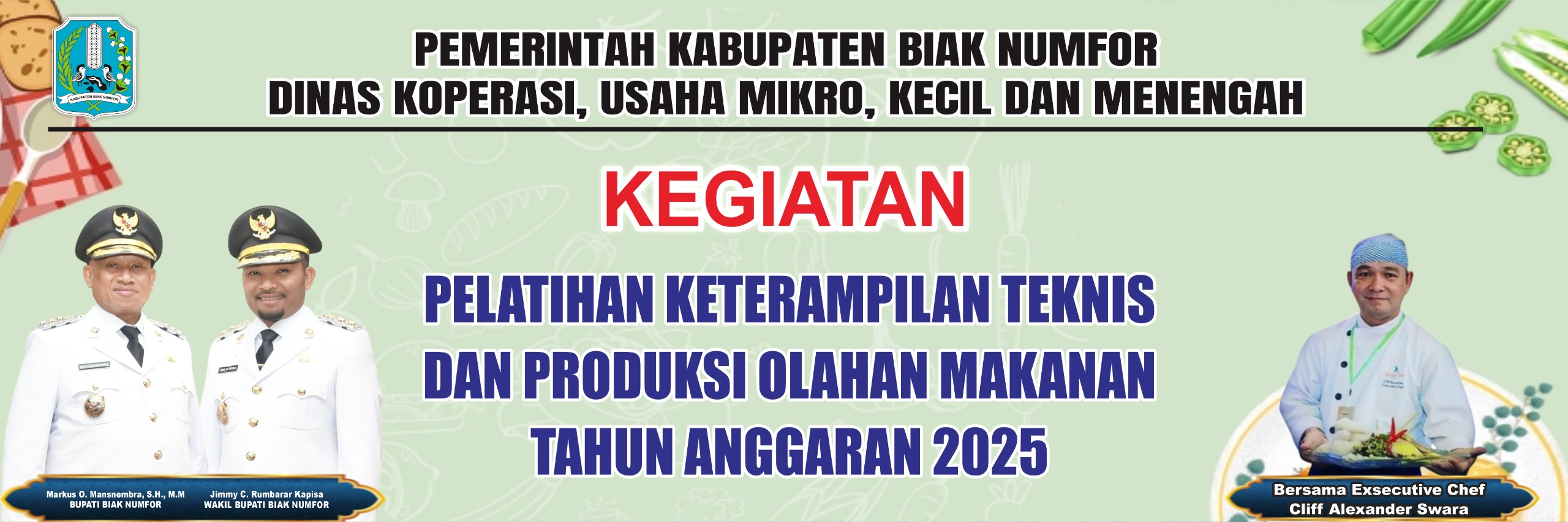 PELATIHAN KETERAMPILAN TEKNIS DAN PRODUKSI OLAHAN MAKANAN